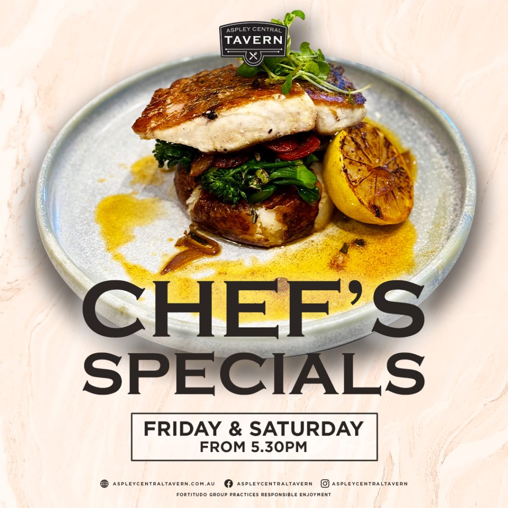 Friday and Saturday Chef's Specials